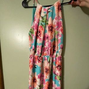 Worn once blue floral dress